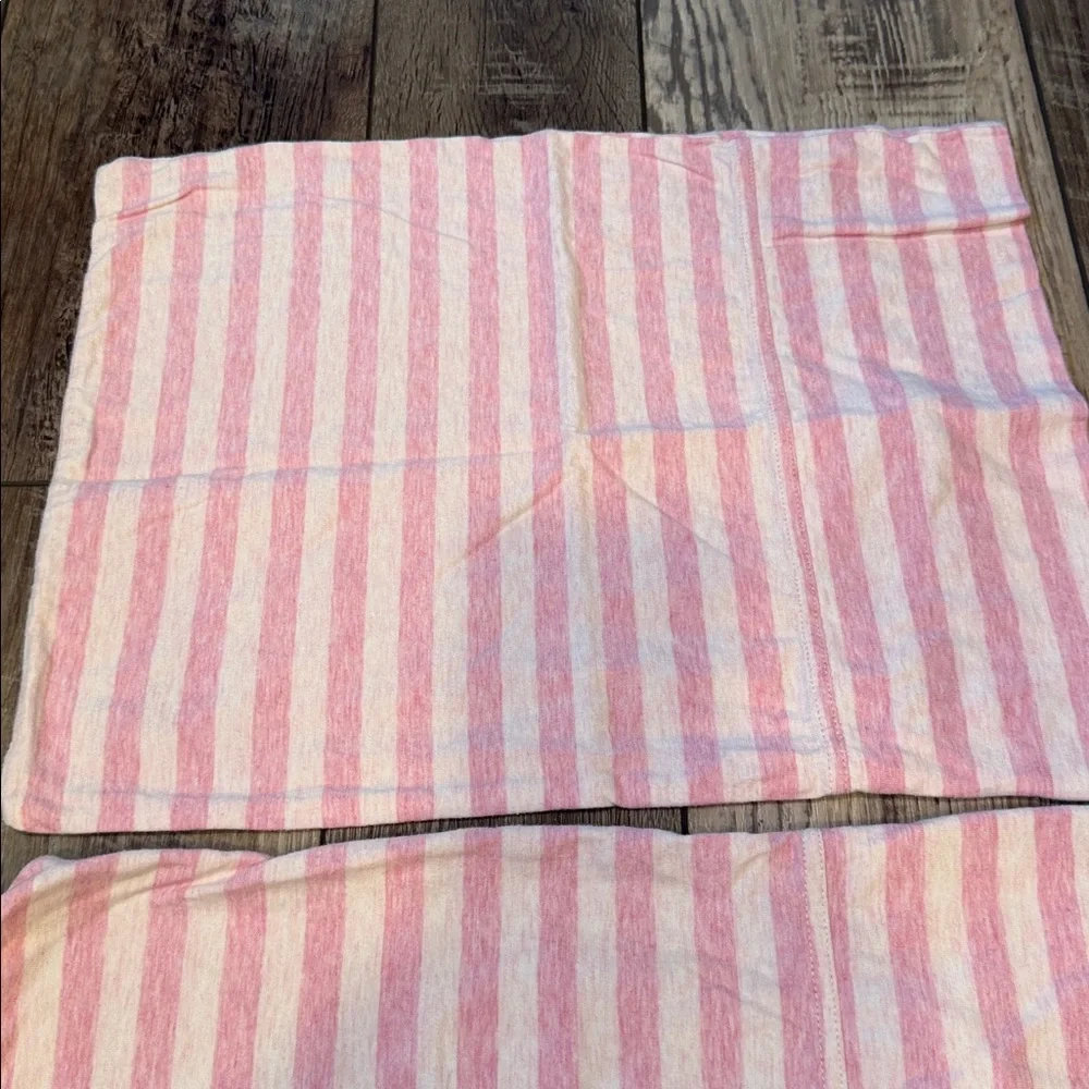 NTBAY®️ Lot x 2 Cotton Jersey Knit Stripe Toddler Travel Pillowcases|